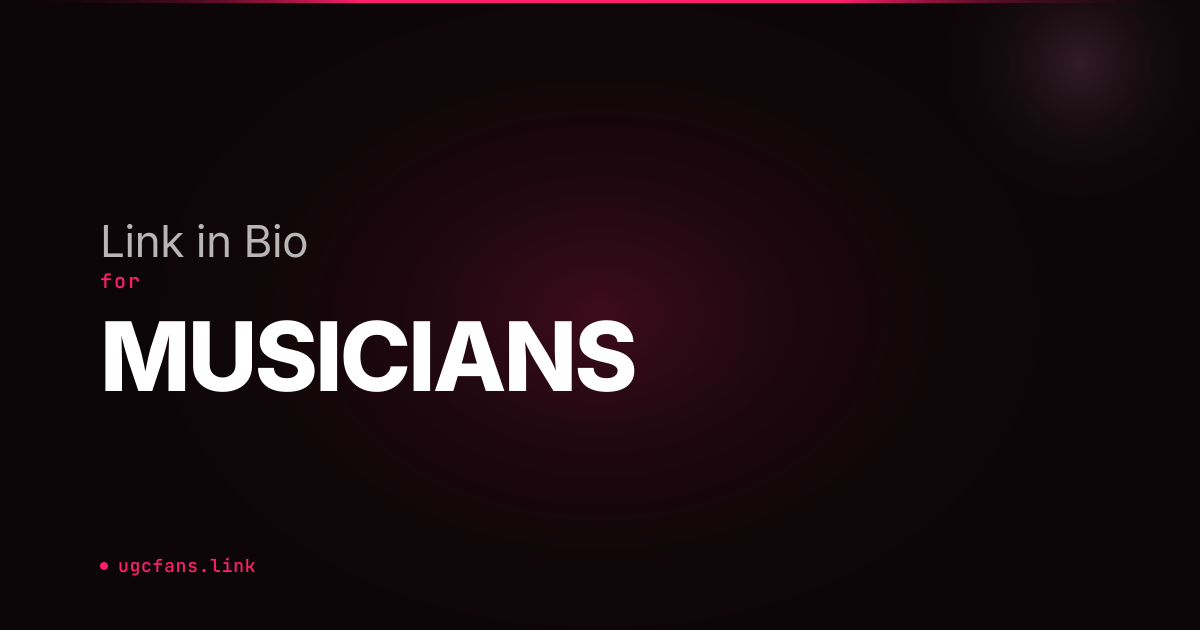 Link in Bio for Musicians: One Link, Every Platform Your Fans Need